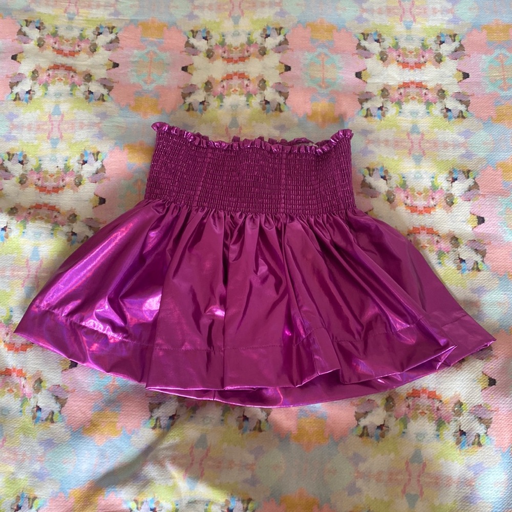 Queen of Sparkles pink metallic skirt! (Size small)